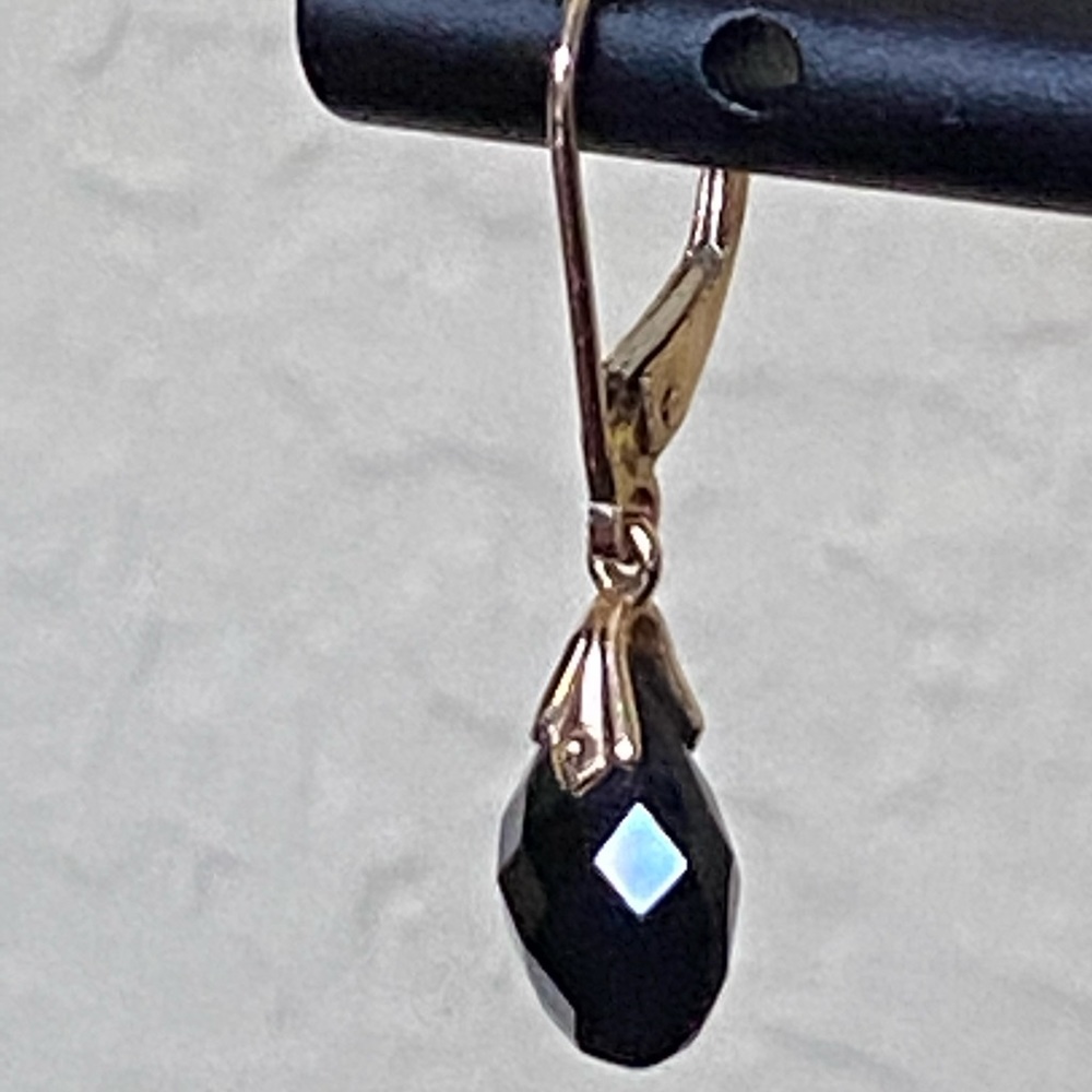Black Onyx Dangle Earrings